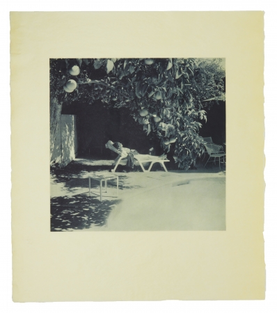 Stephen Hilger, Sunbathing, 2020/2021, photogravure, 24 x 21 inches, unique