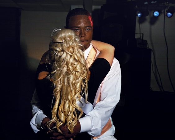 Gillian Laub<br /> <em>Prom prince and princess dancing at the integrated prom</em>, 2011<br /> Archival pigment ink prints<br /> 20 x 24" &nbsp; &nbsp;Edition of 8<br /> 30 x 40" &nbsp; &nbsp;Edition of 5<br /> 40 x 50" &nbsp; &nbsp;Edition of 3