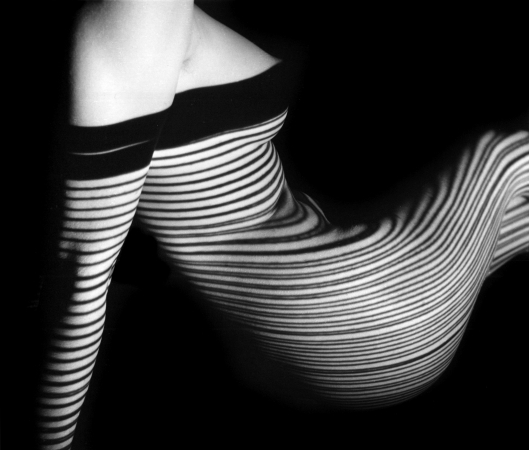 Fernand Fonssagrives<br /> <em>Clothed in Shadows #2, </em>1954 - 60<br /> Silver gelatin print<br /> Printed by the artist in 1982<br /> 11 x 14 inches<br /> From an edition of 50