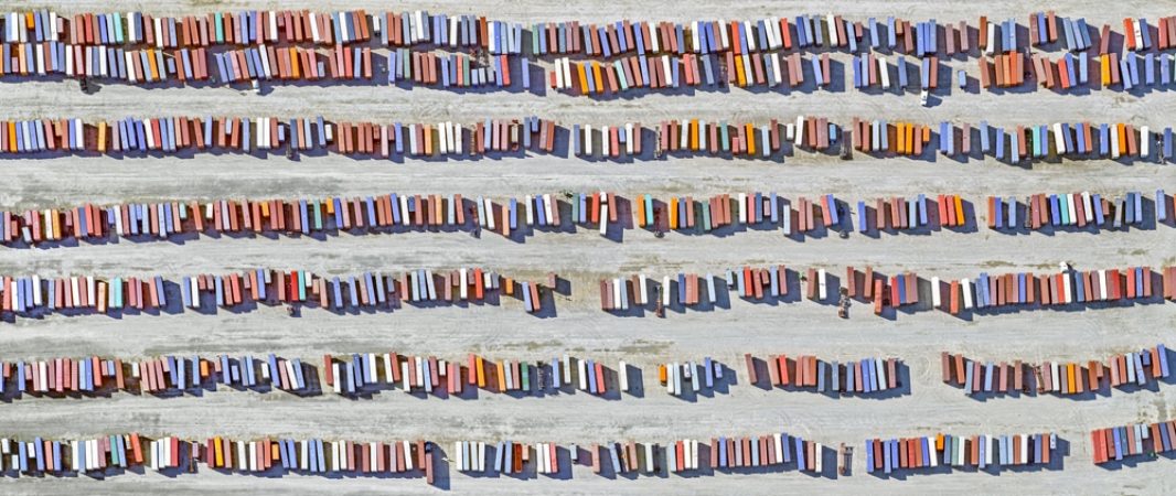 Jeffrey Milstein<br /> <em>Container Port 37, </em>2014<br /> Archival pigment prints<br /> 21 x 48" &nbsp; &nbsp;Edition of 10<br /> 28 x 64" &nbsp; &nbsp;Edition of 10