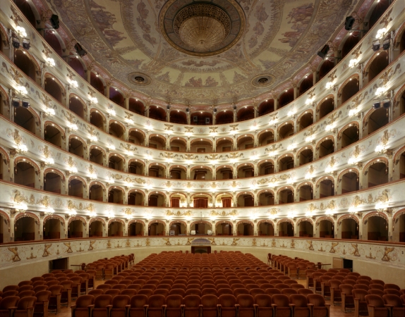 Doug Hall<br /> <em>Teatro Communale Ferrara 2, </em>2002<br /> Archival pigment print<br /> 32 x 46" &nbsp; &nbsp;Edition of 6