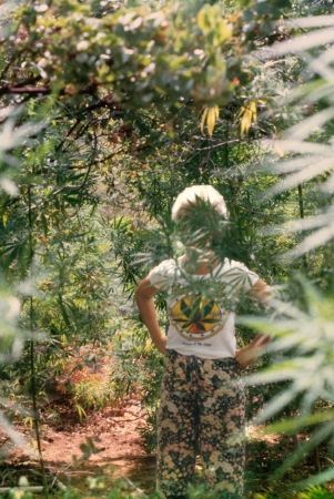 <strong>Mel Frank</strong><br /> <i>Freedom is the Issue T-shirt, Sierra Nevada Foothills, CA</i>, 1979<br /> Edition of 10<br /> Archival pigment print<br /> 20 x 13 inches
