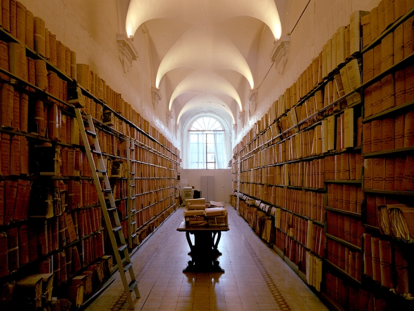 State Archive at Sant' Ivo alla Sapienza, Rome II,1997/2017, archival pigment print, 48 x 60 inches, edition of 6