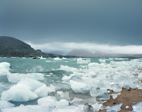 <strong>Jacqueline Hassink</strong><br /> <div> 	<em>Nordvågen 2, 79°00’19.2”N 12°01’47.6”E,</em></div> <div> 	<em>Blomstrandbreen, Svalbard, Norway, Summer, 18</em></div> <div> 	<em>August,&nbsp;</em>2016</div> Chromogenic prints<br /> 41 x 51", 50 x 63", and&nbsp;63 x 79"&nbsp; &nbsp;<br /> Shared edition of 10<br />