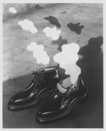 Jed Devine, Untitled (Boots With Clouds)