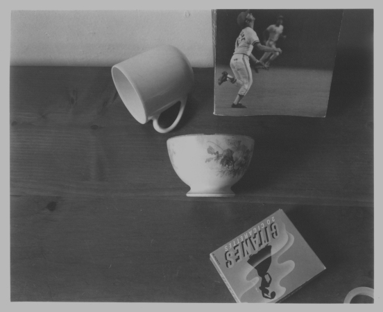 Jed Devine, Untitled (Teacups, Baseball, And Gitanes)