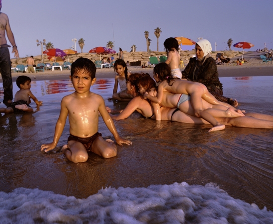 Gillian Laub<br /> <em>Families on Jaffa Beach,&nbsp;Tel Aviv, Isreal, August, 2003</em><br /> Chromogenic prints<br /> 20 x 24" &nbsp; &nbsp;Edition of 8<br /> 30 x 40" &nbsp; &nbsp;Edition of 5<br /> 40 x 50" &nbsp; &nbsp;Edition of 3