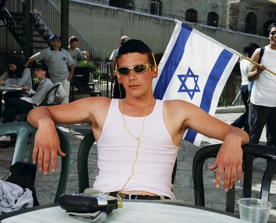 Gillian Laub<br /> <em>Yussie in the Old City, Jerusalem, Israel, May, 2002</em><br /> Chromogenic prints<br /> 20 x 24" &nbsp; &nbsp;Edition of 8<br /> 30 x 40" &nbsp; &nbsp;Edition of 5<br /> 40 x 50" &nbsp; &nbsp;Edition of 3