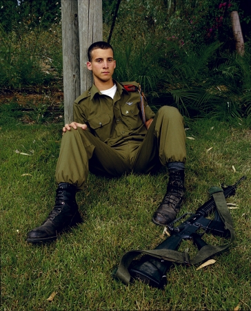 Gillian Laub<br /> <em>Ron in his Backyard, Kfar Meishar, Israel, May, 2002</em><br /> Chromogenic prints<br /> 24 x 20" &nbsp; &nbsp;Edition of 8<br /> 40 x 30" &nbsp; &nbsp;Edition of 5<br /> 50 x 40" &nbsp; &nbsp;Edition of 3