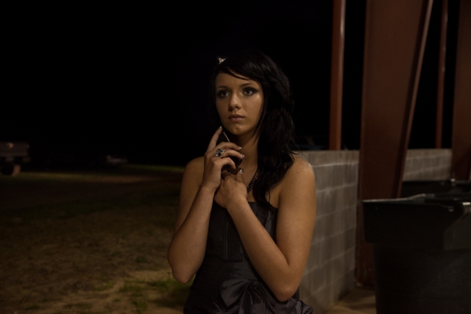Gillian Laub<br /> <em>Brooke standing outside the first integrated prom</em>, 2010<br /> Archival pigment ink prints<br /> 20 x 24" &nbsp; &nbsp;Edition of 8<br /> 30 x 40" &nbsp; &nbsp;Edition of 5<br /> 40 x 50" &nbsp; &nbsp;Edition of 3