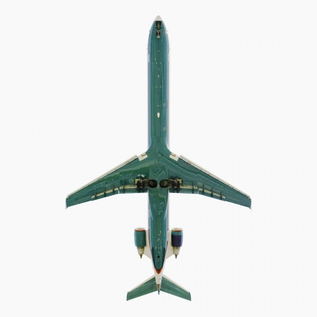 Jeffrey Milstein<br /> <em>America West Express Bombardier CRJ900,&nbsp;</em>2005<br /> Archival pigment prints<br /> 20 x 20" &nbsp; &nbsp;Edition of 15<br /> 34 x 34" &nbsp; &nbsp;Edition of 10<br /> Some Aircraft images can be up to 40 x 40”