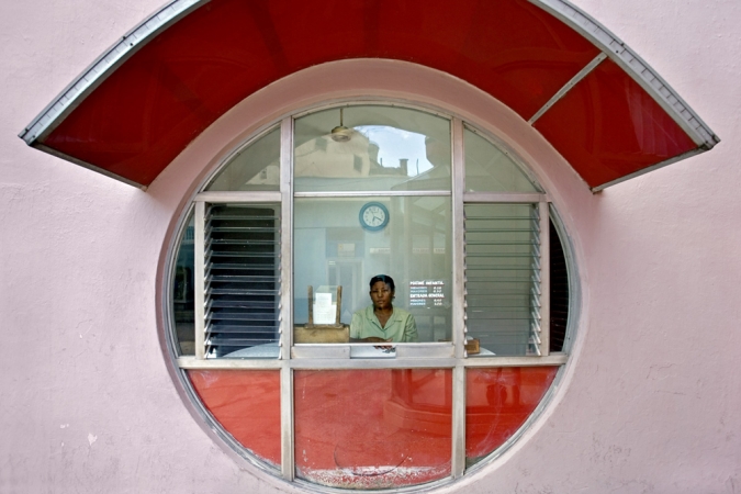 Jeffrey Milstein<br /> <em>Movie Ticket Booth, Camaguey, Cuba, </em>2004<br /> Archival pigment prints<br /> 16 x 24" &nbsp; &nbsp;Edition of 15<br /> 22 x 33" &nbsp; &nbsp;Edition of 5