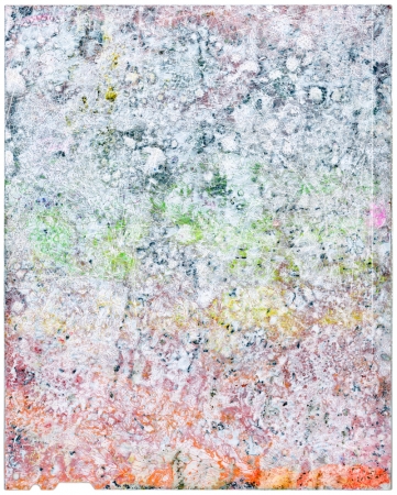 <strong>Rey Parla</strong><br /> <i>The Journey of Free Radicals,</i> 2018<br /> Unique print on glow paper<br /> 53 x 44 inches 