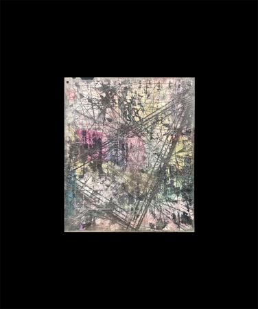 <strong>Rey Parla</strong><br /> <i>The Multi-Messenger</i>, 2018<br /> Unique 4 x 5 inch negatives mounted on aluminum<br /> 15.5 x 13.5 inches 