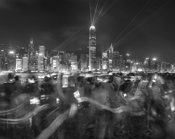 Matthew Pillsbury<br /> <em>The Harbor at 8pm</em>, <em>Hong Kong</em>, 2016&nbsp;(TV16032)<br /> Archival pigment print<br /> 20 x 24" &nbsp; &nbsp;Edition of 10<br /> 30 x 40" &nbsp; &nbsp;Edition of 6 (plus 2 APs)<br /> 50 x 60" &nbsp; &nbsp;Edition of 2 (plus 1 AP)
