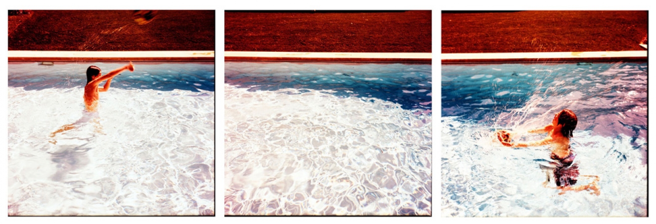 Karine Laval<br /> <em>Poolscape Twin Tryptich</em>, 2010<br /> Chromogenic print<br /> 20 x 20" &nbsp; &nbsp;Edition of 15<br /> 30 x 30" &nbsp; &nbsp;Edition of 9<br /> 50 x 50" &nbsp; &nbsp;Edition of 5 