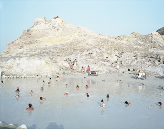 Massimo Vitali<br /> <em>Vulcano Mud-cettina </em>(#3245), 2009<br /> Chromogenic print with Diasec mount<br /> 72 x 86" &nbsp; &nbsp;Edition of 6