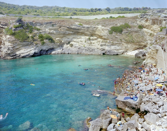 Massimo Vitali<br /> <em>Porto Miggiano Colony&nbsp;</em>(#4512), 2011<br /> Chromogenic print with Diasec mount<br /> 71 x 92" &nbsp; &nbsp;Edition of 6