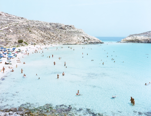 Massimo Vitali<br /> <em>Lampedusa </em>(#4659), 2013<br /> Chromogenic print with Diasec mount<br /> 73 x 93" &nbsp; &nbsp;Edition of 6