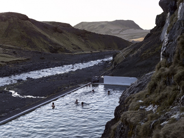 Massimo Vitali<br /> <em>Seljavallalaug, Iceland,&nbsp;</em> 2016 <br /> Digital C-print<br /> 71.5 x 95.5" &nbsp; &nbsp; <br /> Edition of 6