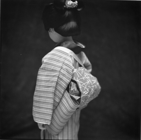 Hiroshi Watanabe<br /> <em>Kiseki from Kabuki, </em>2003<br /> Silver Gelatin print<br /> 10 x 10" &nbsp; &nbsp;Edition of 30<br />