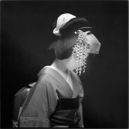 Hiroshi Watanabe<br /> <em>Masuda from Kabuki, </em>2003<br /> Silver Gelatin print<br /> 10 x 10" &nbsp; &nbsp;Edition of 30<br />