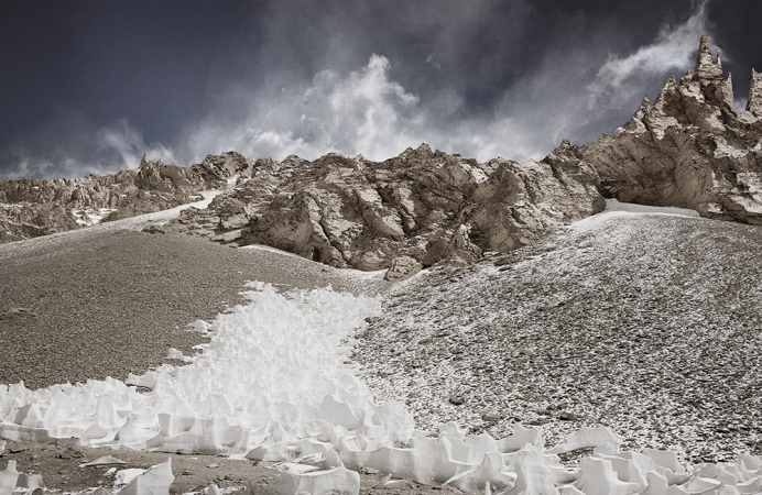 Michael Najjar<br /> <em>sensex_83-09</em><br /> Hybrid photography, Archival pigment print, diasec, custom-made aluminum frame<br /> <span style="font-family: Helvetica;">26.5 x 40" &nbsp; &nbsp;Edition of 6<br /> 51.5 x 79.5" &nbsp; &nbsp;Edition of 6</span><br /> <br />