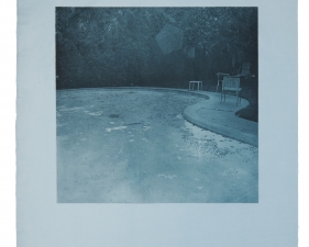 Stephen Hilger, Pool, 1998/2003, photogravure, 24 x 21 inches, unique