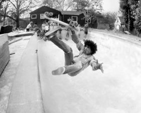 Hugh Holland, Backyard Pool Bail, San Francisco Bay Area, 1977