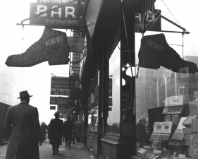 Benn Mitchell, Reflection of Shoe in Window, 1951.jpeg