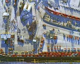 Jeffrey Milstein<br /> <em>Container Port 22, </em>2014<br /> Archival pigment prints<br /> 30 x 40" &nbsp; &nbsp;Edition of 10<br /> 40.5 x 54" &nbsp; &nbsp;Edition of 10