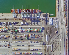 Jeffrey Milstein<br /> <em>Container Port 32, </em>2014<br /> Archival pigment prints<br /> 30 x 40" &nbsp; &nbsp;Edition of 10<br /> 40.5 x 54" &nbsp; &nbsp;Edition of 10