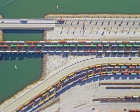 Jeffrey Milstein<br /> <em>Container Port 34, </em>2014<br /> Archival pigment prints<br /> 30 x 40" &nbsp; &nbsp;Edition of 10<br /> 40.5 x 54" &nbsp; &nbsp;Edition of 10