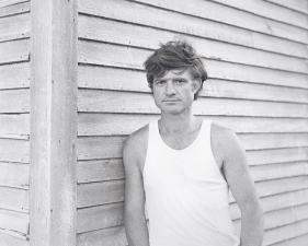 Jed Devine<br /> <em>Jim, Friendship Long Island</em><br /> Platinum-palladium print on Japanese rice paper<br /> 8 x 10"
