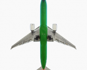 Jeffrey Milstein<br /> <em>EVA Air Boeing 777 - 300ER0,&nbsp;</em>2005<br /> Archival pigment prints<br /> 20 x 20" &nbsp; &nbsp;Edition of 15<br /> 34 x 34" &nbsp; &nbsp;Edition of 10<br /> Some Aircraft images can be up to 40 x 40”