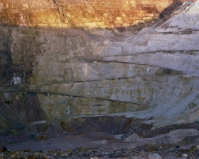 Laura McPhee<br /> <em>Former Copper and Turquoise Mine, Lavender Pit, Bisbee, Arizona, </em>2012<br /> Archival Pigment Ink Prints<br /> 30 x 40" &nbsp; &nbsp;Edition of 5<br /> 40 x 50" &nbsp; &nbsp;Edition of 5<br /> 50 x 60" &nbsp; &nbsp;Edition of 5<br /> 60 x 75" &nbsp; &nbsp;Edition of 5