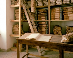 Doug Hall, Archive of the Bank of Naples, 1780's Room II,1996/2017, archival pigment print, 37 x 30 inches, edition of 6