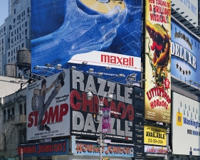 Doug Hall<br /> <em>Broadway at 46th Street, Times Square, </em>2004<br /> Chromogenic prints<br /> 61.75 x 48" &nbsp; &nbsp;Edition of 6