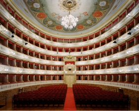 Doug Hall<br /> <em>Teatro Comunale, Modena</em>, 2002<br /> Archival pigment print<br /> 48 x 61" &nbsp; &nbsp;Edition of 6