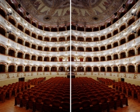 Doug Hall<br /> <em>Teatro Comunale, Ferrara </em>(diptych), 2002<br /> Archival pigment print<br /> 63 x 102" &nbsp; &nbsp;Edition of 6