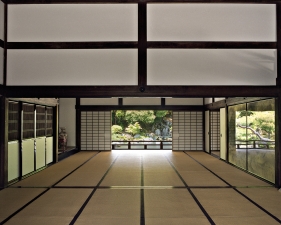 Jacqueline Hassink<br /> <em>Tenryū-ji, Summer,&nbsp;West Kyoto,&nbsp;15 June 2004 (9:00–12:00)</em><br /> Chromogenic prints<br /> 41 x 51", 50 x 63", and&nbsp;63 x 79"&nbsp; &nbsp;Shared edition of 7<br />