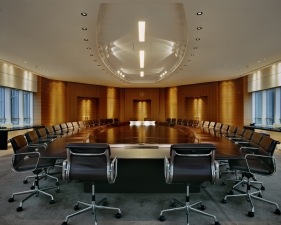 Jacqueline Hassink<br /> <em>The meeting table of the Board of Directors of Total (Dec. 12, 2009)</em><br /> Chromogenic prints<br /> 50 x 63" &nbsp; &nbsp;Edition of 10<br /> 23 x 28" &nbsp; &nbsp;Edition of 10