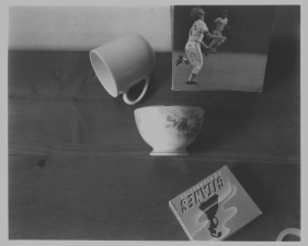 Jed Devine, Untitled (Teacups, Baseball, And Gitanes)