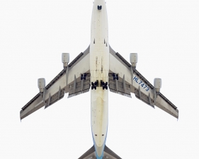 Jeffrey Milstein<br /> <em>Korean Air Boeing 747 - 400,&nbsp;</em>2007<br /> Archival pigment prints<br /> 20 x 20" &nbsp; &nbsp;Edition of 15<br /> 34 x 34" &nbsp; &nbsp;Edition of 10<br /> Some Aircraft images can be up to 40 x 40”