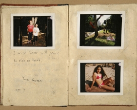 Gillian Laub<br /> <i>Testimony Journal #5, </i>2002<br /> Chromogenic prints<br /> 20 x 24" &nbsp; &nbsp;Edition of 8<br /> 30 x 40" &nbsp; &nbsp;Edition of 5<br /> 40 x 50" &nbsp; &nbsp;Edition of 3