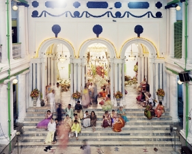 Laura McPhee<br /> <em><span style="font-size:12px;"><span style="font-family: arial, sans-serif;">Family Gathering During Durga Puja, Dwarika House, North Kolkata, 2009</span></span></em><br /> Archival Pigment Ink Prints<br /> 30 x 40" &nbsp; &nbsp;Edition of 5<br /> 40 x 50" &nbsp; &nbsp;Edition of 5<br /> 50 x 60" &nbsp; &nbsp;Edition of 5<br /> 60 x 75" &nbsp; &nbsp;Edition of 5