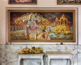 Laura McPhee<br /> <em><span style="font-size:12px;"><span style="font-family: arial, sans-serif;">Puja (Prayer) Room, Sikka Palace (Now Replaced by High Rise Apartment Blocks), South Kolkata, 2005</span></span></em><br /> Archival Pigment Ink Prints<br /> 30 x 40" &nbsp; &nbsp;Edition of 5<br /> 40 x 50" &nbsp; &nbsp;Edition of 5<br /> 50 x 60" &nbsp; &nbsp;Edition of 5<br /> 60 x 75" &nbsp; &nbsp;Edition of 5