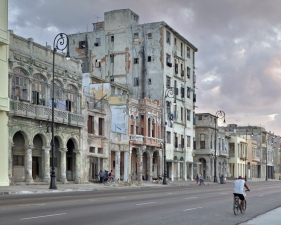 Jeffrey Milstein<br /> <em>Bicycle on the Malecon, Havana, Cuba, </em>2004<br /> Archival pigment prints<br /> 16 x 24" &nbsp; &nbsp;Edition of 15<br /> 22 x 33" &nbsp; &nbsp;Edition of 5<br /> 30 x 40" &nbsp; &nbsp;Edition of 8<br /> 42 x 56" &nbsp; &nbsp;Edition of 5