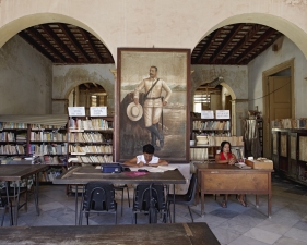 Jeffrey Milstein<br /> <em>Library, Trinidad, Cuba, </em>2009<br /> Archival pigment prints<br /> 30 x 40" &nbsp; &nbsp;Edition of 8<br /> 42 x 56" &nbsp; &nbsp;Edition of 5