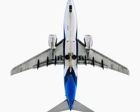 Jeffrey Milstein<br /> <em>Southwest Airlines (Shamu) Boeing 737-700,&nbsp;</em>2005<br /> Archival pigment prints<br /> 20 x 20" &nbsp; &nbsp;Edition of 15<br /> 34 x 34" &nbsp; &nbsp;Edition of 10<br /> Some Aircraft images can be up to 40 x 40”